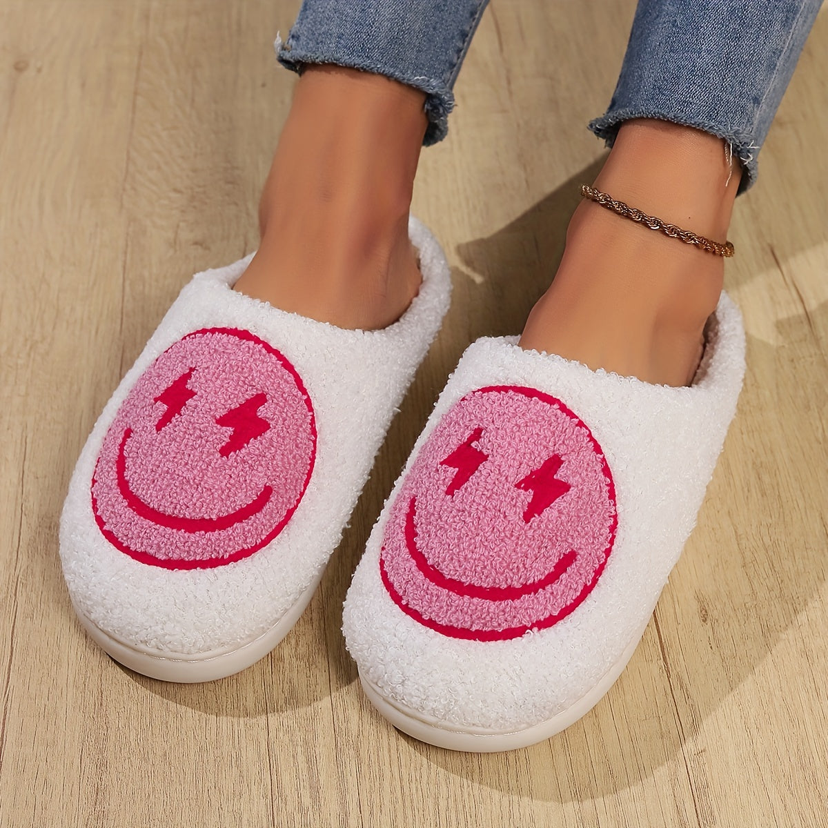 Ultra Soft, Fuzzy, Plush, Non-Slip Slippers