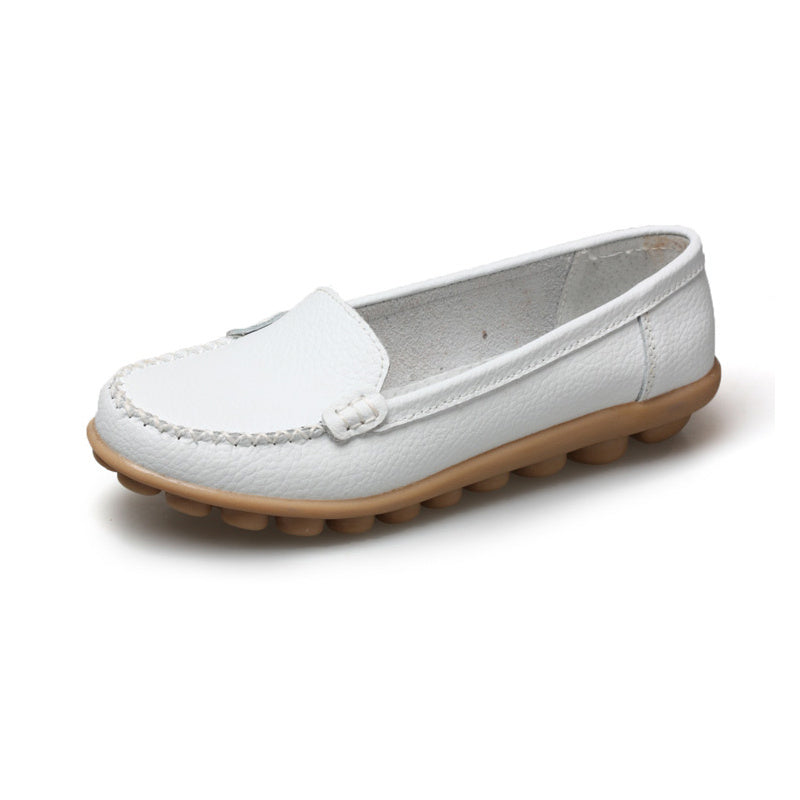 Cozy Comfort Round Toe Loafers - Soft, Lightweight, Slip-on Design