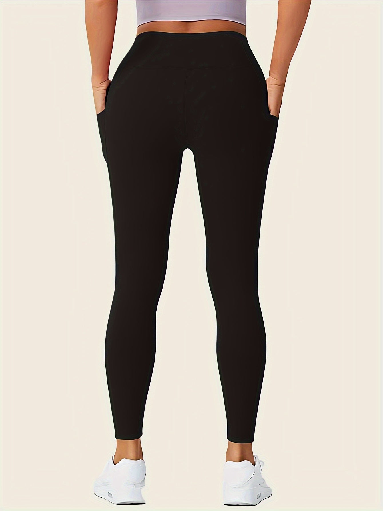 Butt-Lifting High-Waisted Seamless Leggings - Sculpting, Smoothing, and Lifting Shapewear with Phone Pockets and Four-Way Stretch Fabric - Women's Underwear and Shapewear for Comfort and Confidence