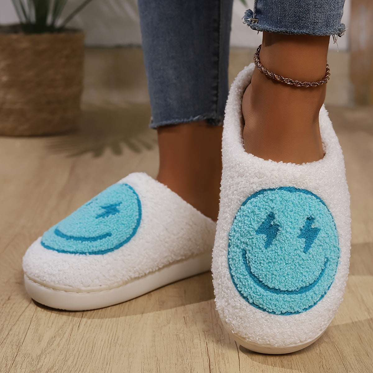 Ultra Soft, Fuzzy, Plush, Non-Slip Slippers