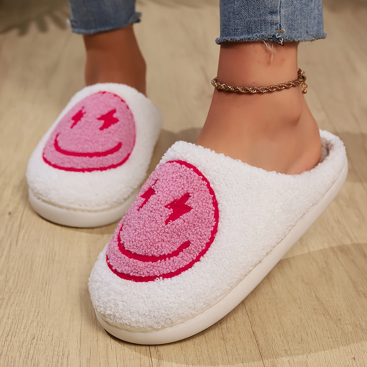 Ultra Soft, Fuzzy, Plush, Non-Slip Slippers