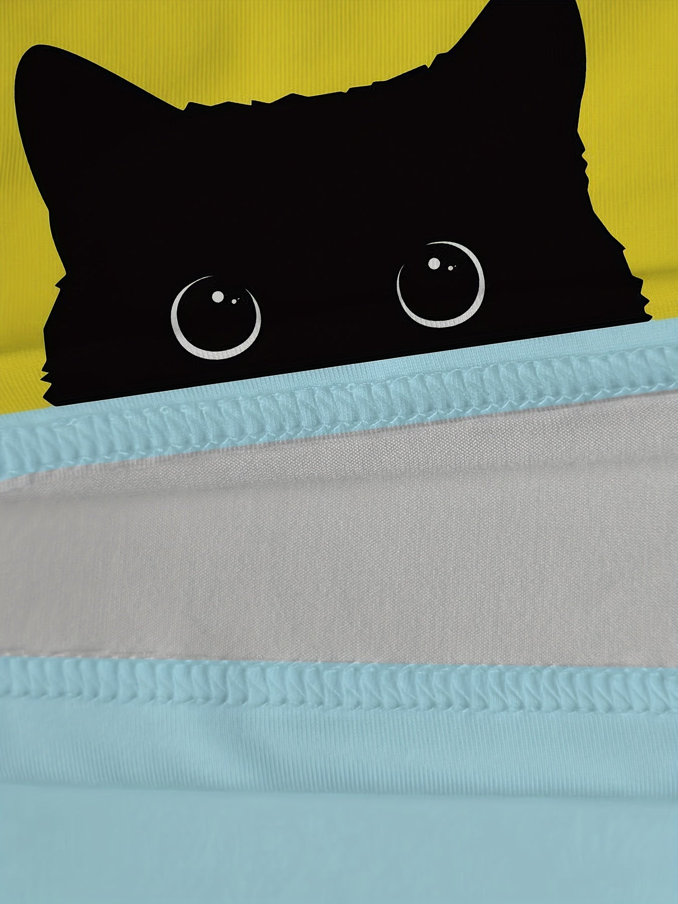 Blusa quirúrgica con cuello en V y diseño de gato de dibujos animados: uniforme sanitario ultracómodo, funcional y transpirable para mujeres, perfecto para hospitales, consultorios dentales y profesionales médicos
