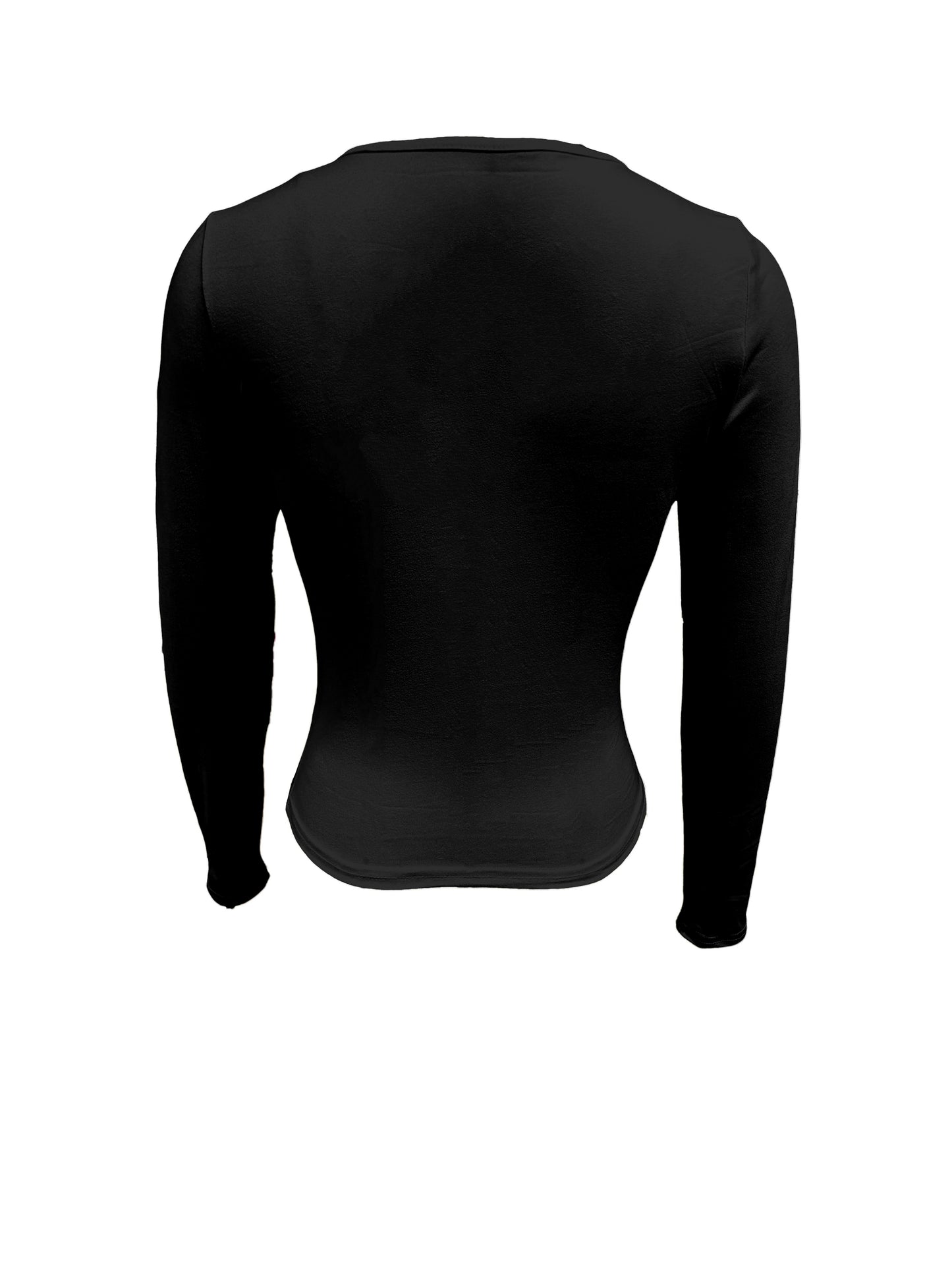 Letter Print Crew Neck T-shirt, Y2K Long Sleeve Top For Spring & Fall, Women's Clothing