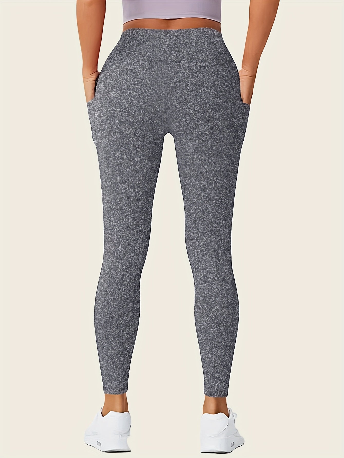 Butt-Lifting High-Waisted Seamless Leggings - Sculpting, Smoothing, and Lifting Shapewear with Phone Pockets and Four-Way Stretch Fabric - Women's Underwear and Shapewear for Comfort and Confidence