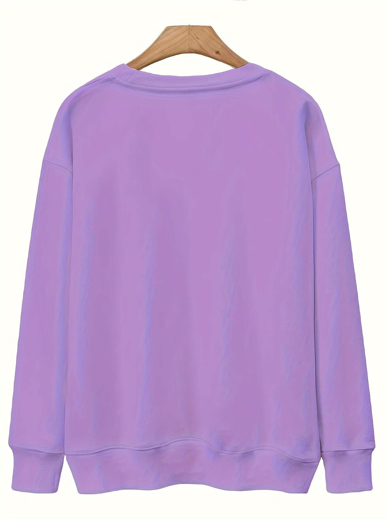 Sudadera con estampado de café de talla grande, sudadera informal de cuello redondo y manga larga