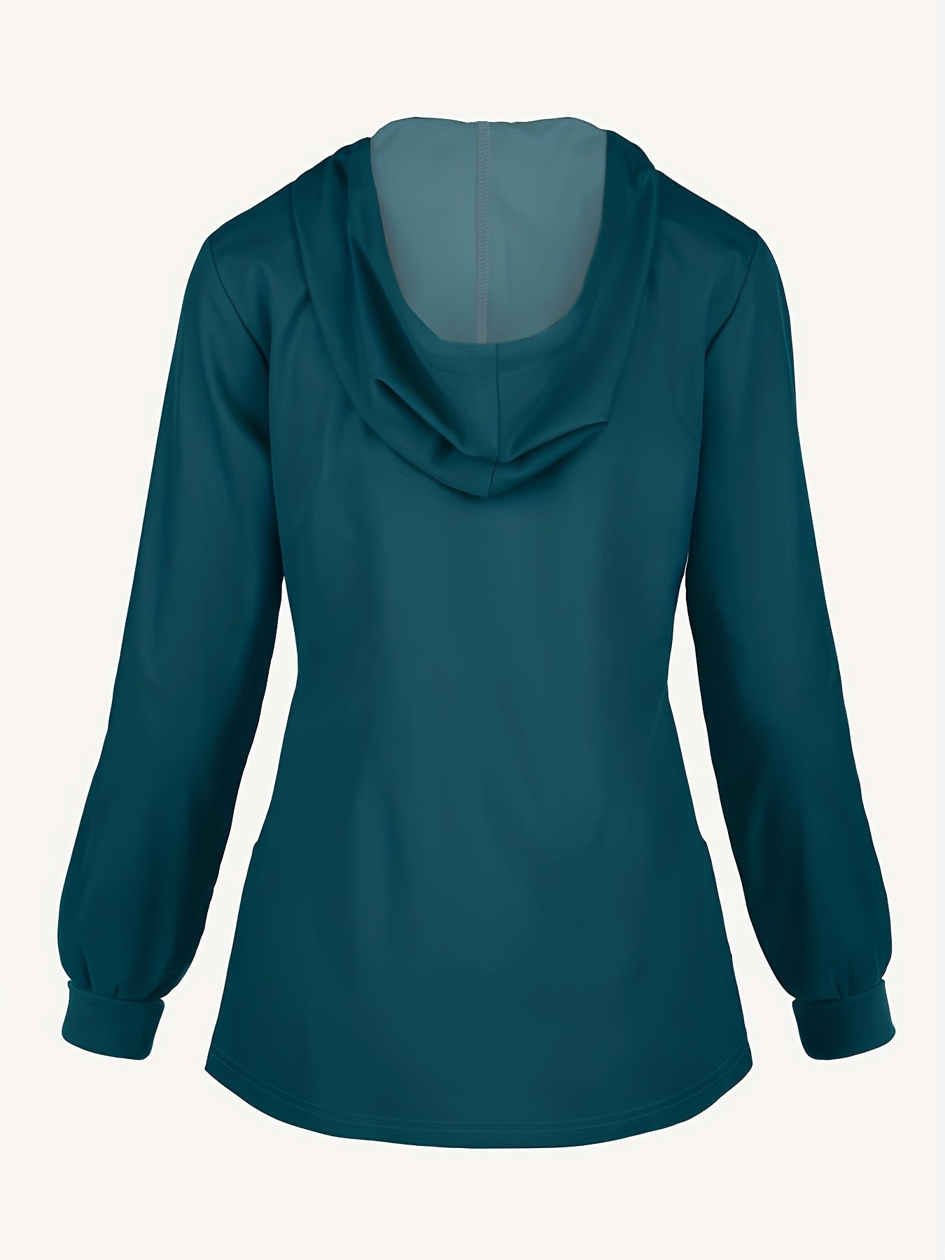 Sudadera con capucha y cordón de manga larga para uso médico, con bolsillos dobles para uso sanitario, para médicos, enfermeras, dentistas y ropa de trabajo para mujeres