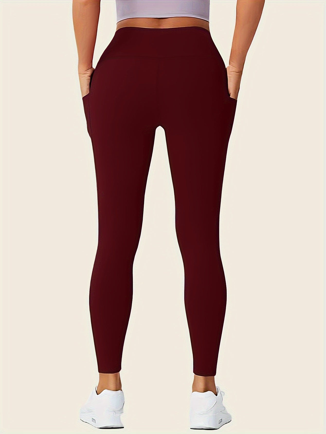 Butt-Lifting High-Waisted Seamless Leggings - Sculpting, Smoothing, and Lifting Shapewear with Phone Pockets and Four-Way Stretch Fabric - Women's Underwear and Shapewear for Comfort and Confidence
