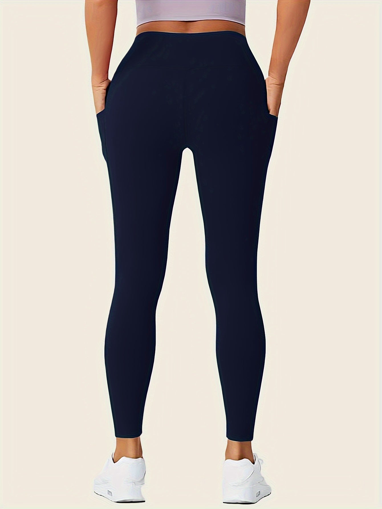 Butt-Lifting High-Waisted Seamless Leggings - Sculpting, Smoothing, and Lifting Shapewear with Phone Pockets and Four-Way Stretch Fabric - Women's Underwear and Shapewear for Comfort and Confidence