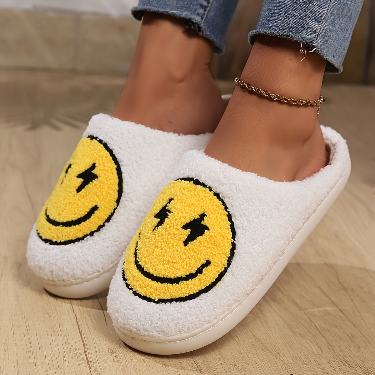 Ultra Soft, Fuzzy, Plush, Non-Slip Slippers