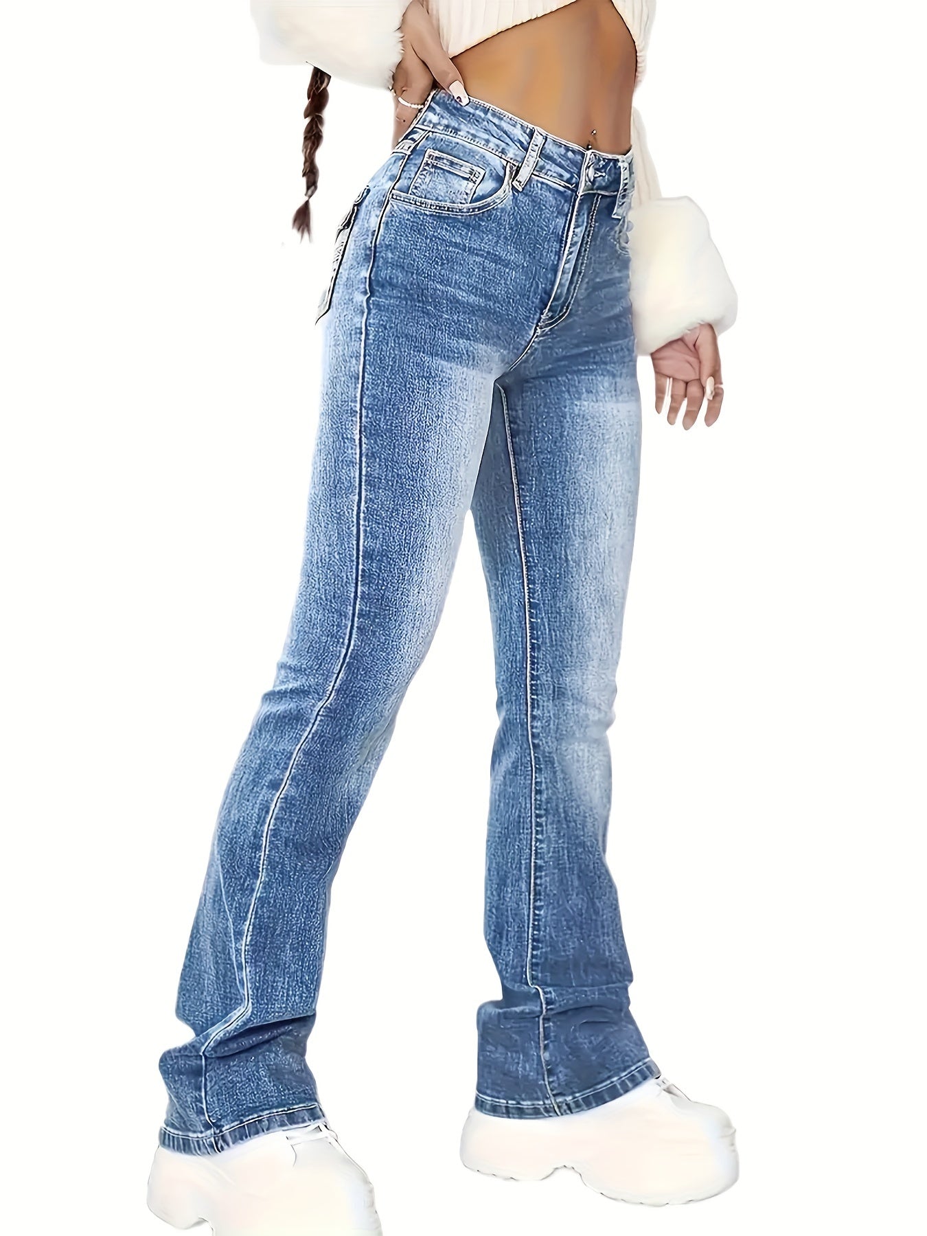 Plus Size Blue Jeans - Timeless Classic Denim