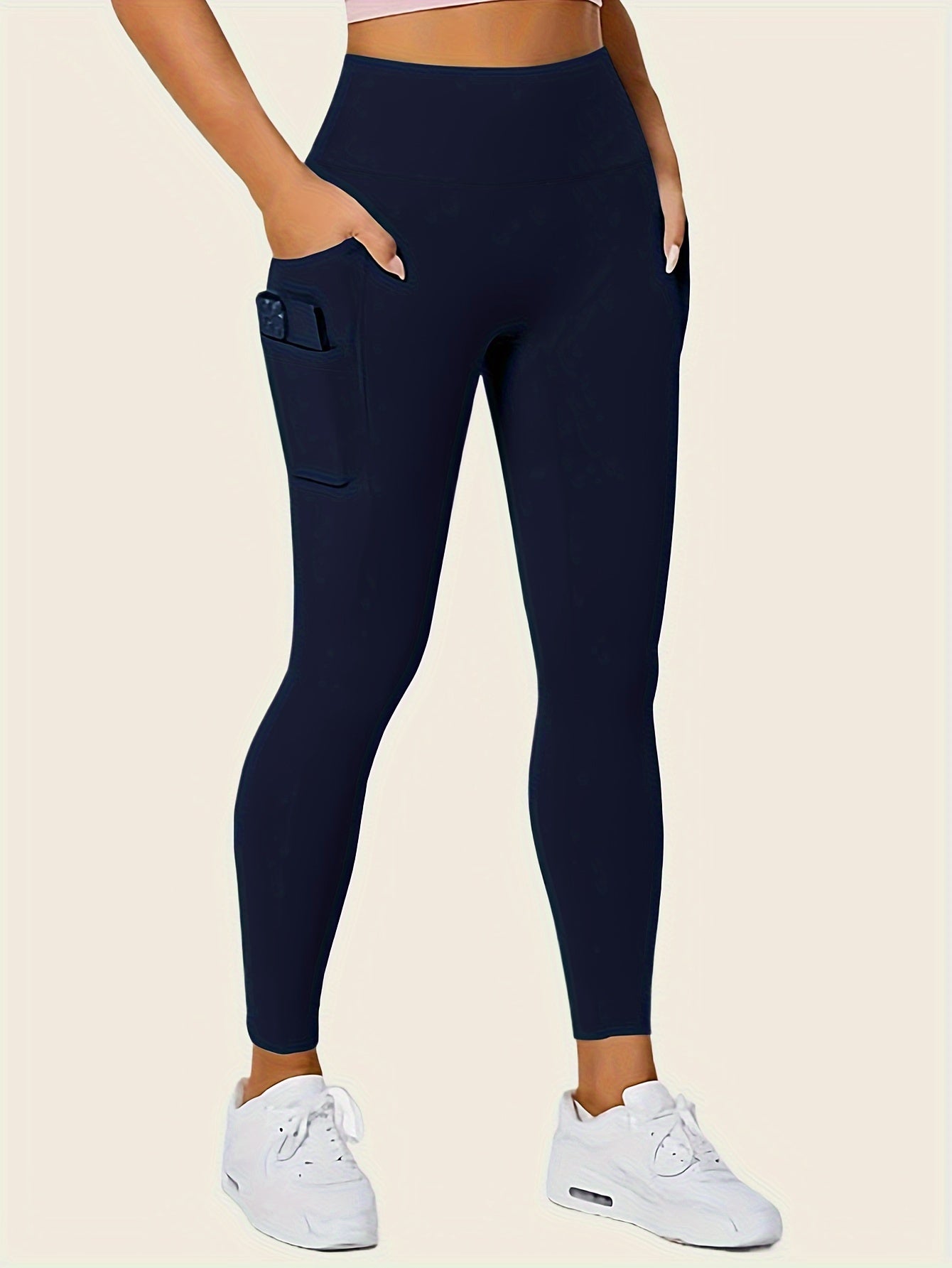 Butt-Lifting High-Waisted Seamless Leggings - Sculpting, Smoothing, and Lifting Shapewear with Phone Pockets and Four-Way Stretch Fabric - Women's Underwear and Shapewear for Comfort and Confidence