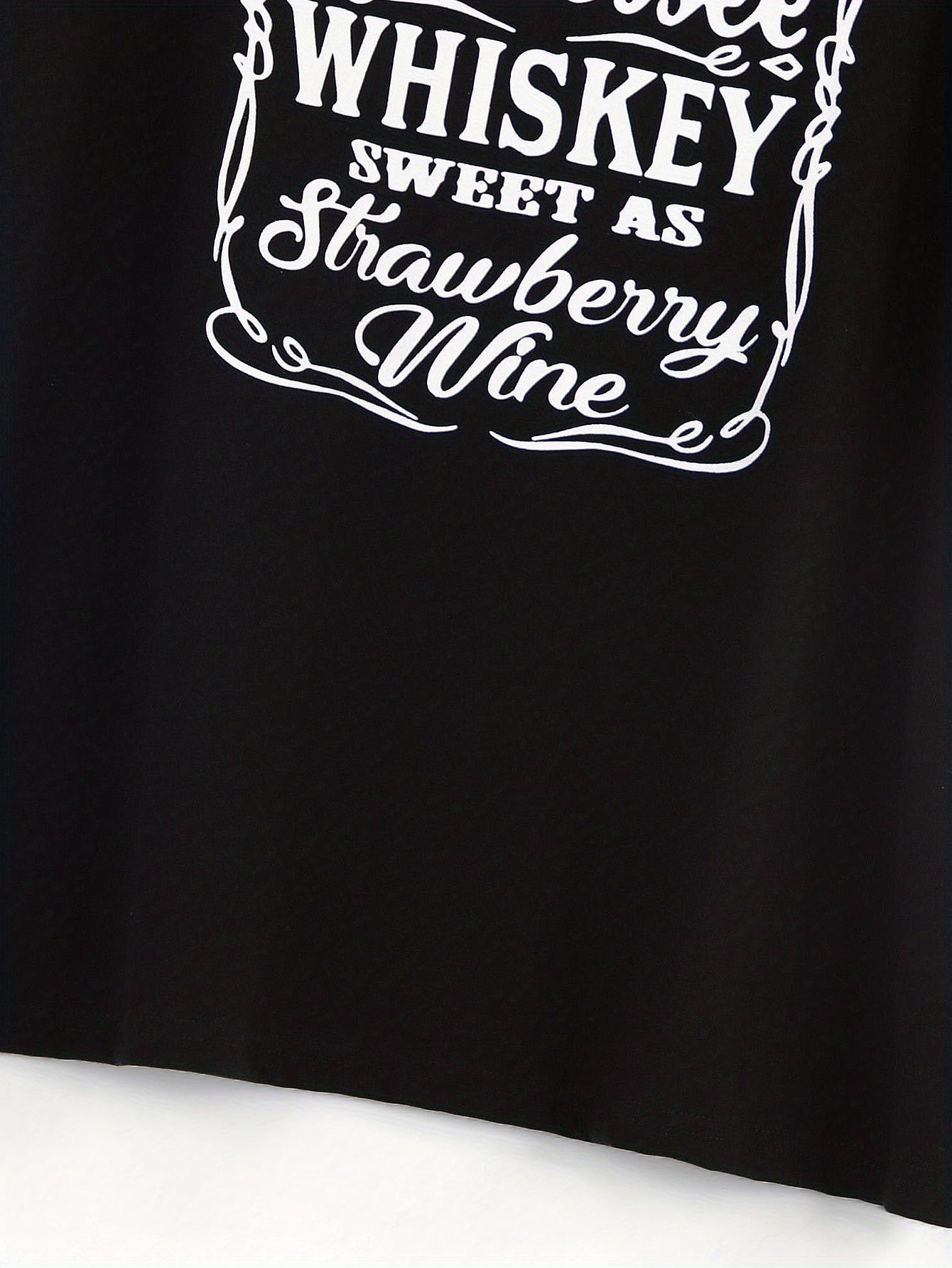 Plus Size Women's Relaxed Fit V Neck Casual T-Shirt - Soft Slight Stretch Fabric, Short Sleeve, Grommet Detail, Slogan Print, Comfortable and Breathable - Perfect for Everyday Wear
