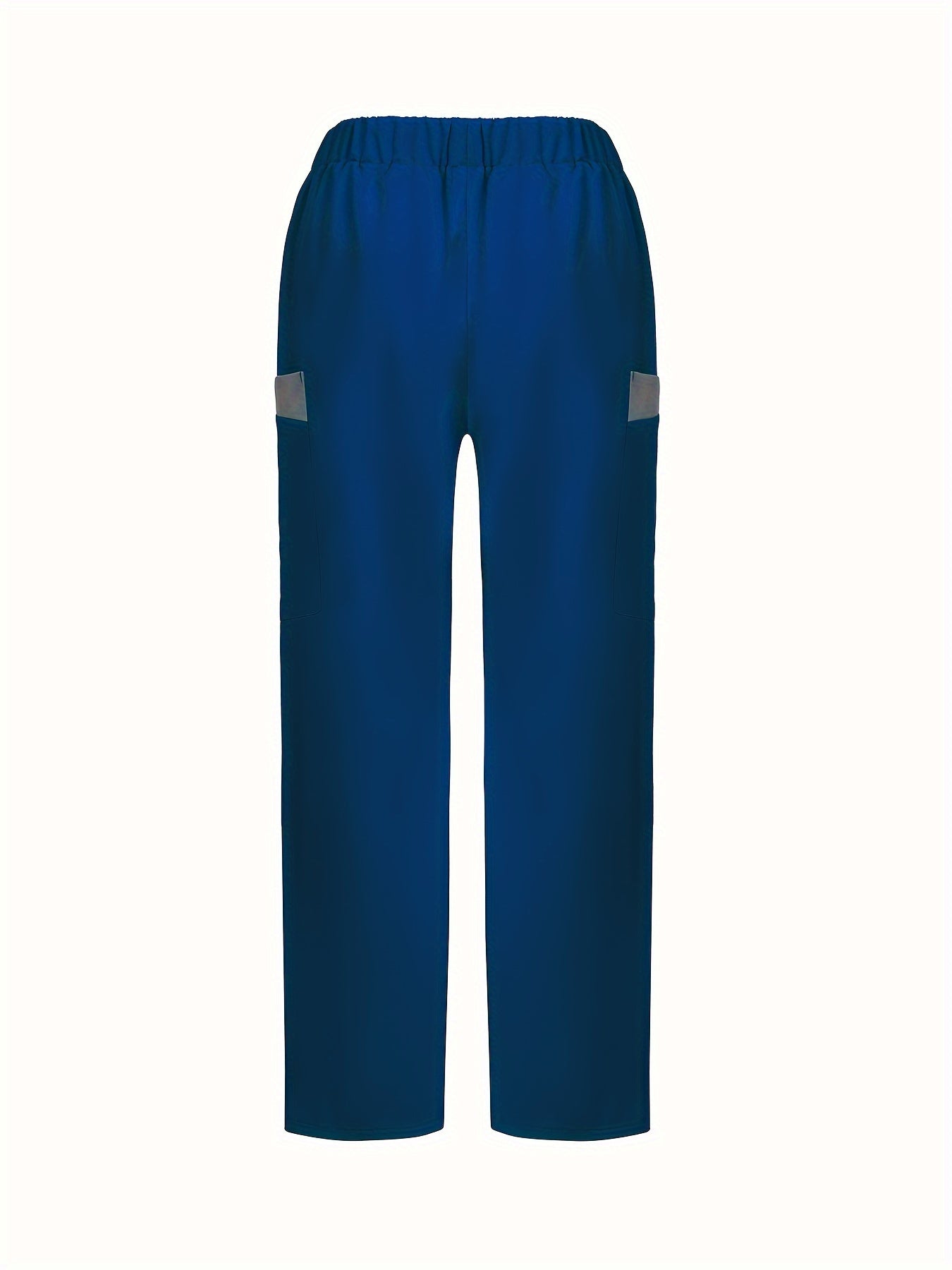 Conjunto de uniforme médico con ribete en contraste moderno: 2 piezas