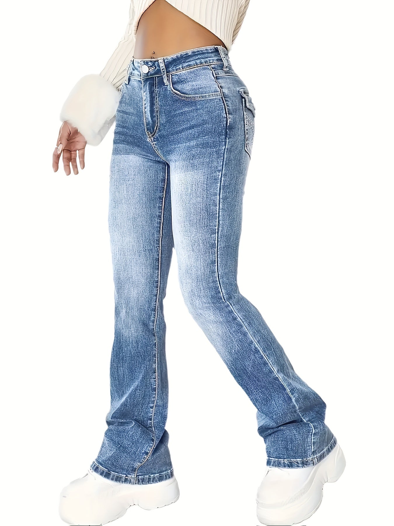 Plus Size Blue Jeans - Timeless Classic Denim