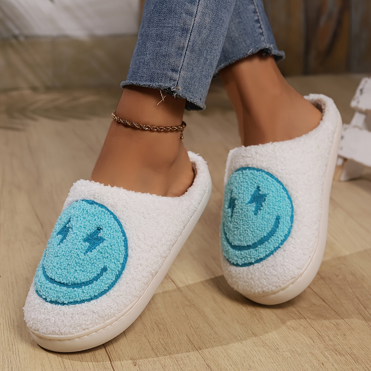 Ultra Soft, Fuzzy, Plush, Non-Slip Slippers