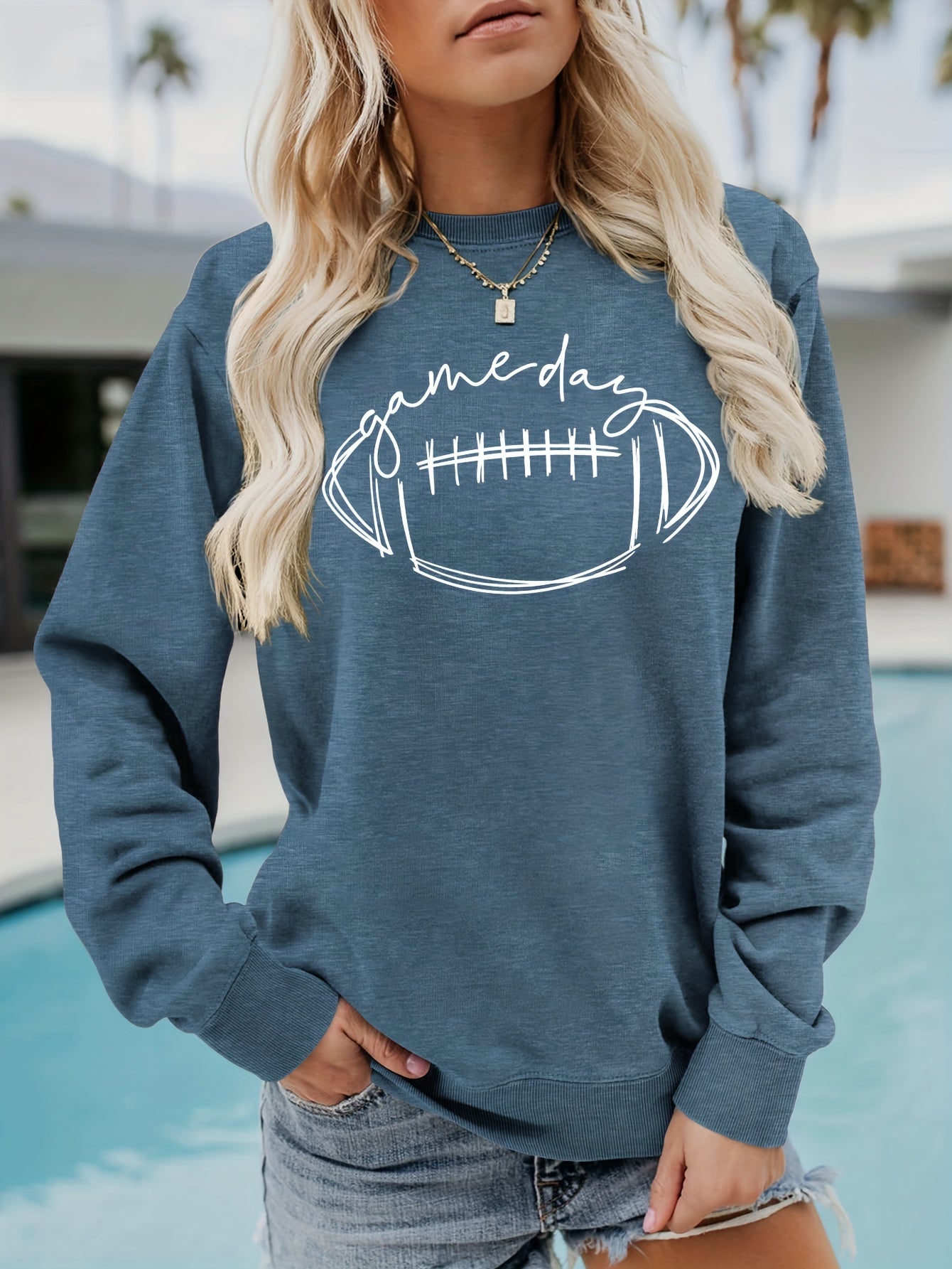 Womens Game Day Rugby Sweatshirt