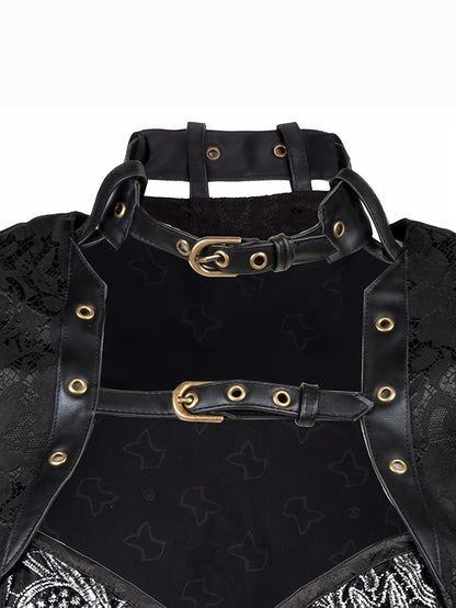 Womens Sexy Steampunk Gothic Steel Boned Vintage Corset