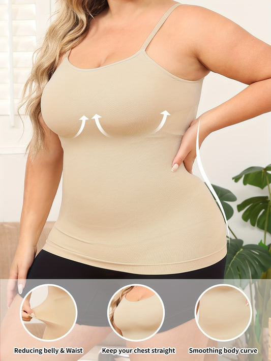 Camiseta moldeadora de talla grande para mujer: camiseta moldeadora, adelgazante y que perfecciona la postura con control de abdomen, soporte para la espalda y tela transpirable para un uso diario cómodo