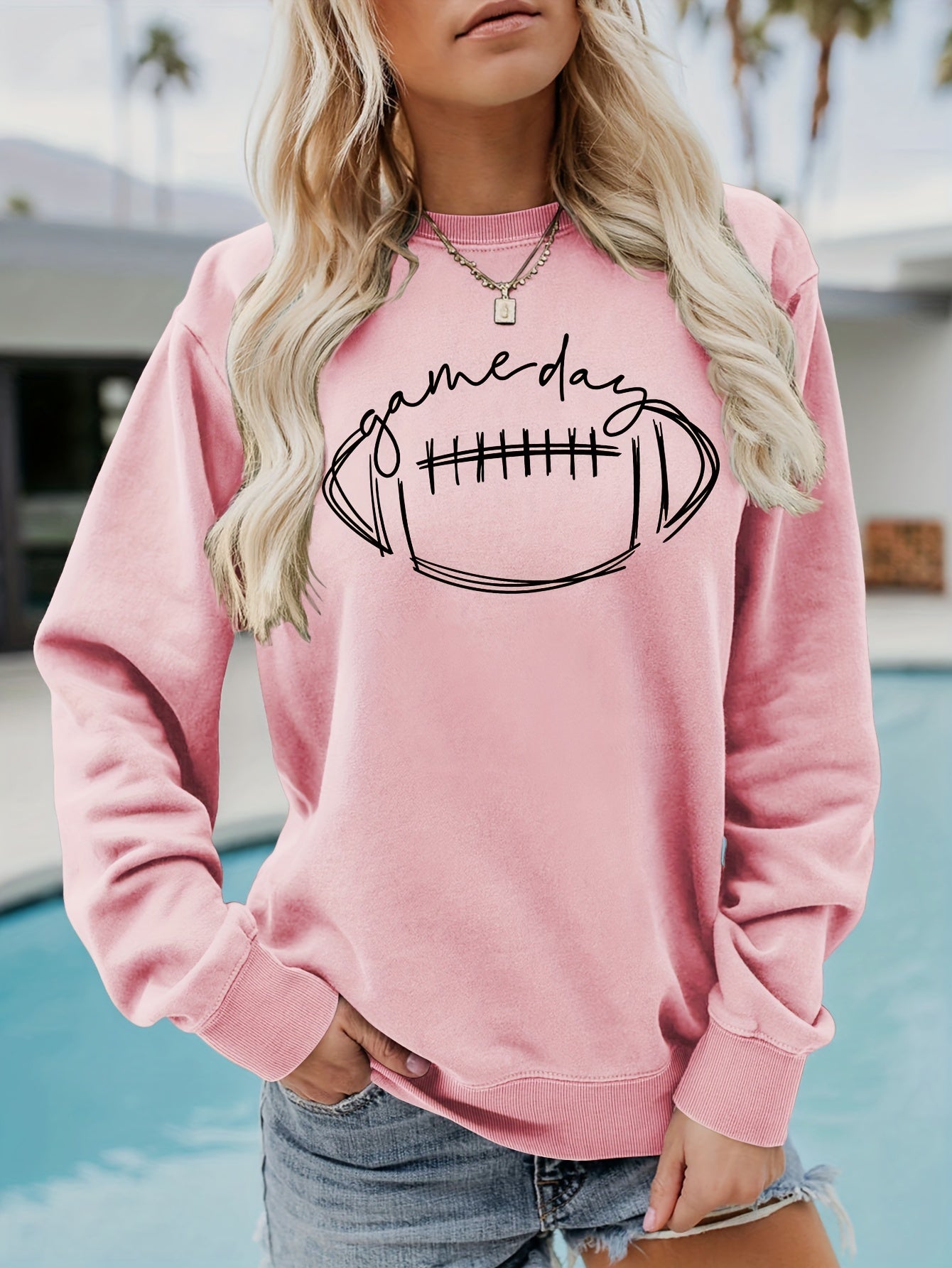 Womens Game Day Rugby Sweatshirt