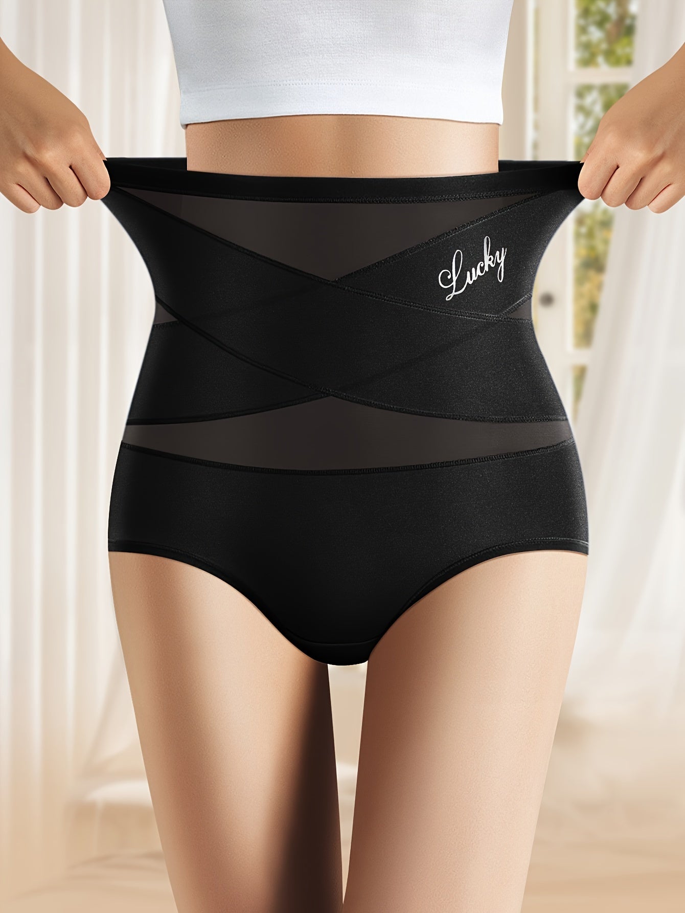 Elegant High Waist Briefs - Soft & Comfy Intimates - LuxyXO