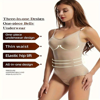 3pcs Women's Waist Trainer Bodysuits