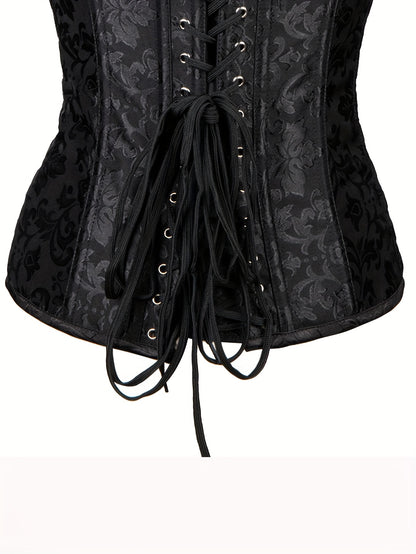 Womens Sexy Steampunk Gothic Steel Boned Vintage Corset
