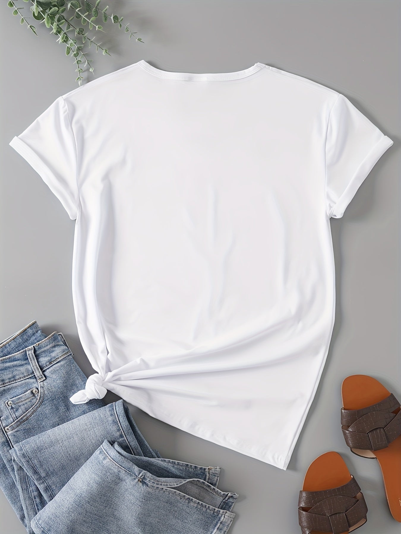 Stylish Jesus Graphic Print T-Shirt - Soft, Breathable, Short Sleeve, Casual Summer Top for Women - Relaxed Fit, Comfortable Clothing for Daily Wear - LuxyXO