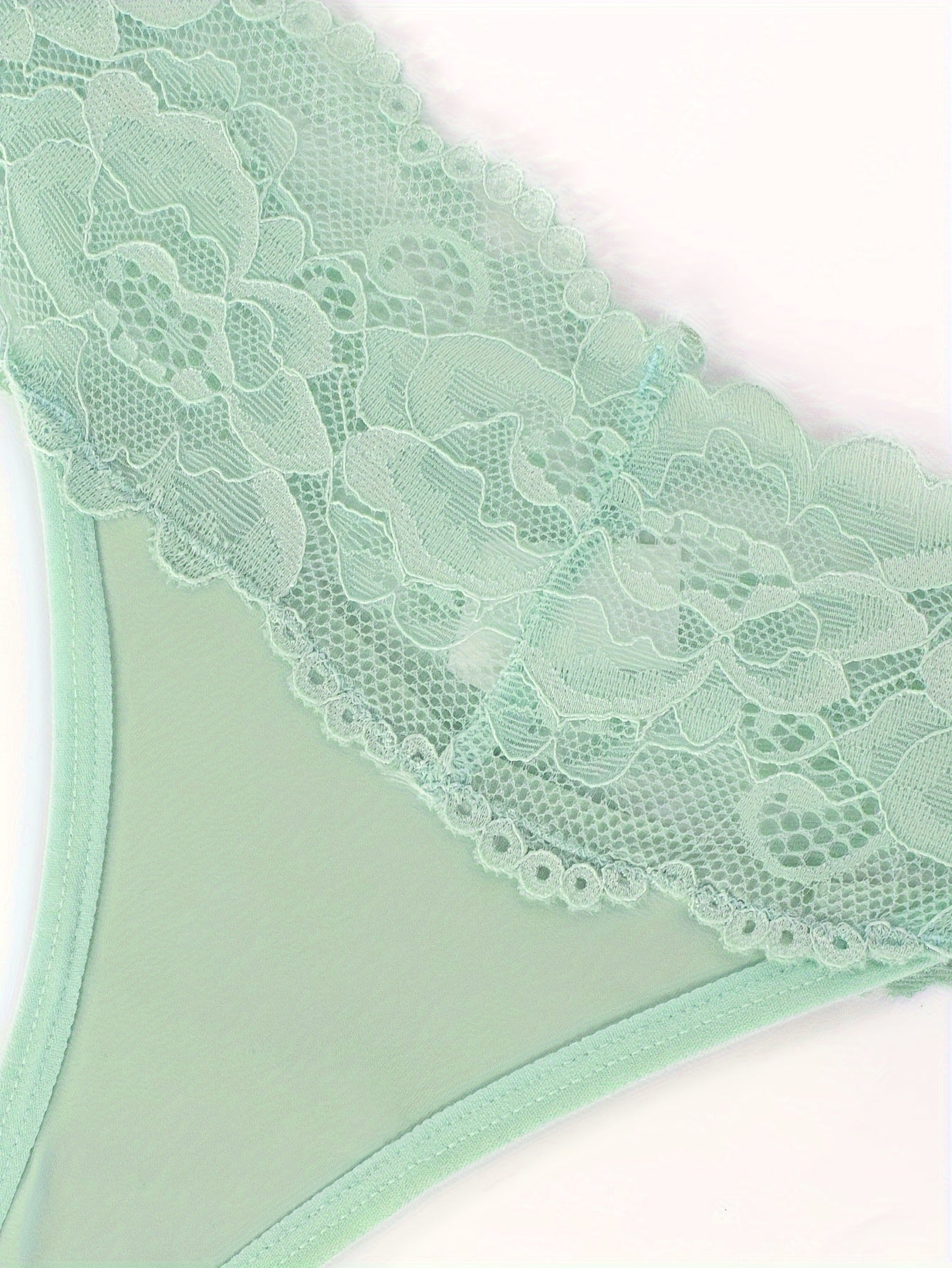 Sexy Lace Patchwork Thong - Comfortable & Breathable - LuxyXO