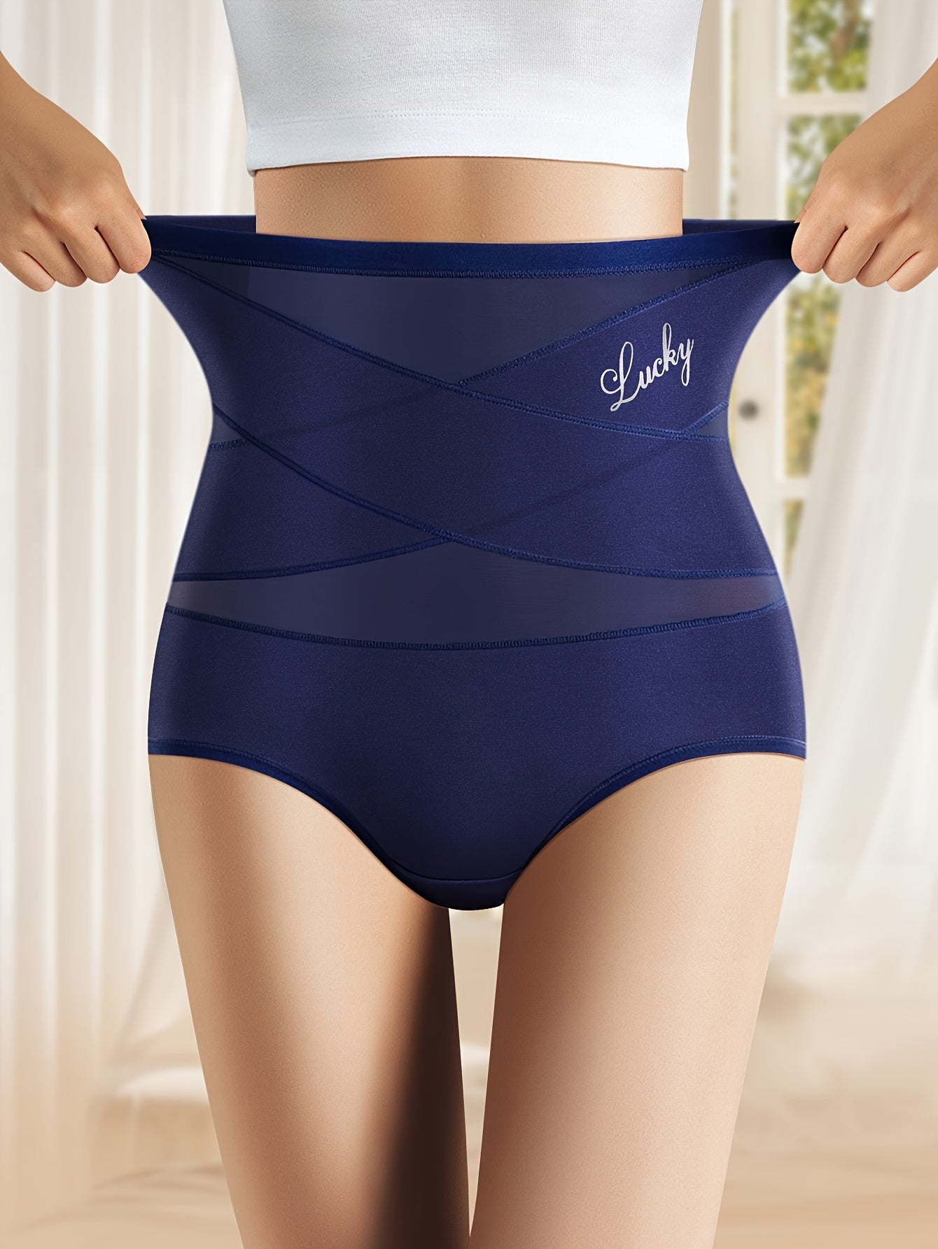 Elegant High Waist Briefs - Soft & Comfy Intimates - LuxyXO