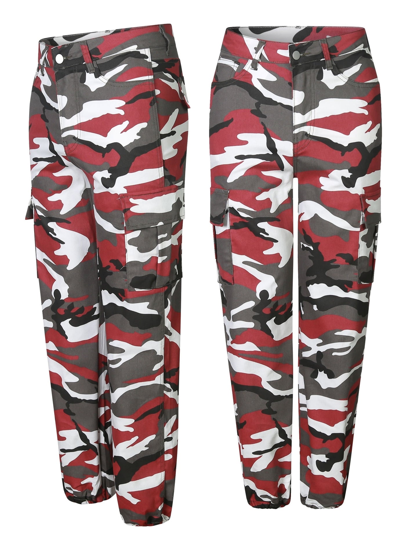 Loose Fit Y2K Camo Cargo Pants