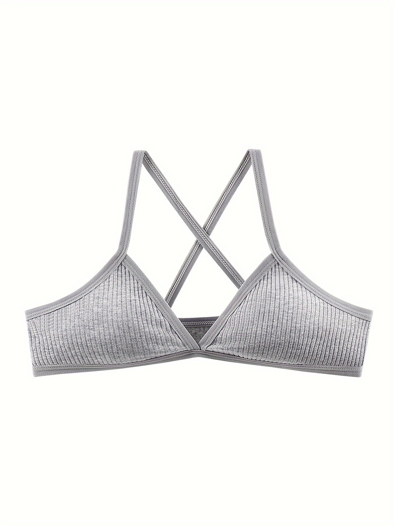 Sporty Style Ribbed Cotton Lingerie Set - LuxyXO