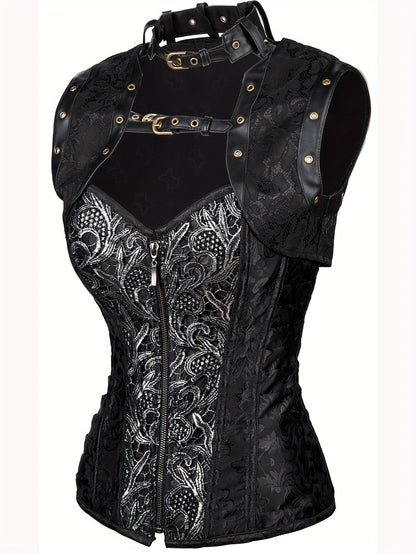 Womens Sexy Steampunk Gothic Steel Boned Vintage Corset