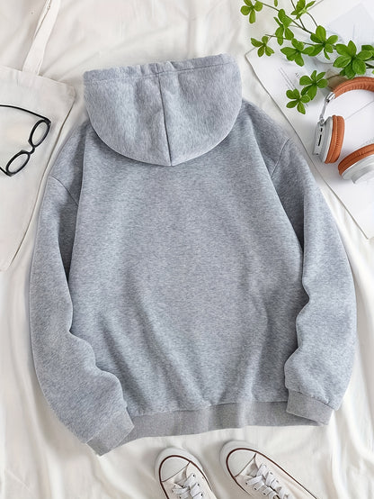 Stylish Women's Casual Hooded Sweatshirt