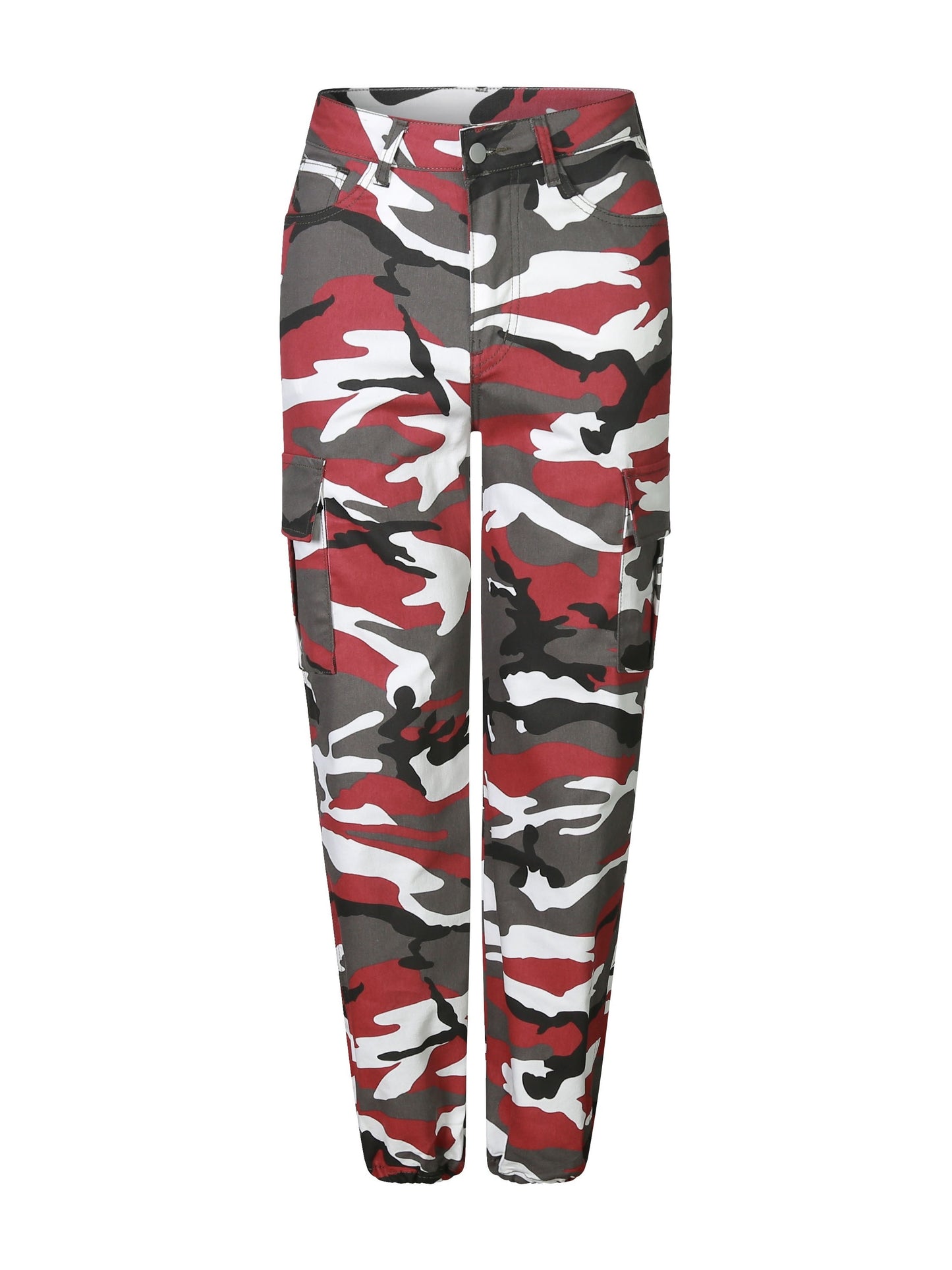 Loose Fit Y2K Camo Cargo Pants