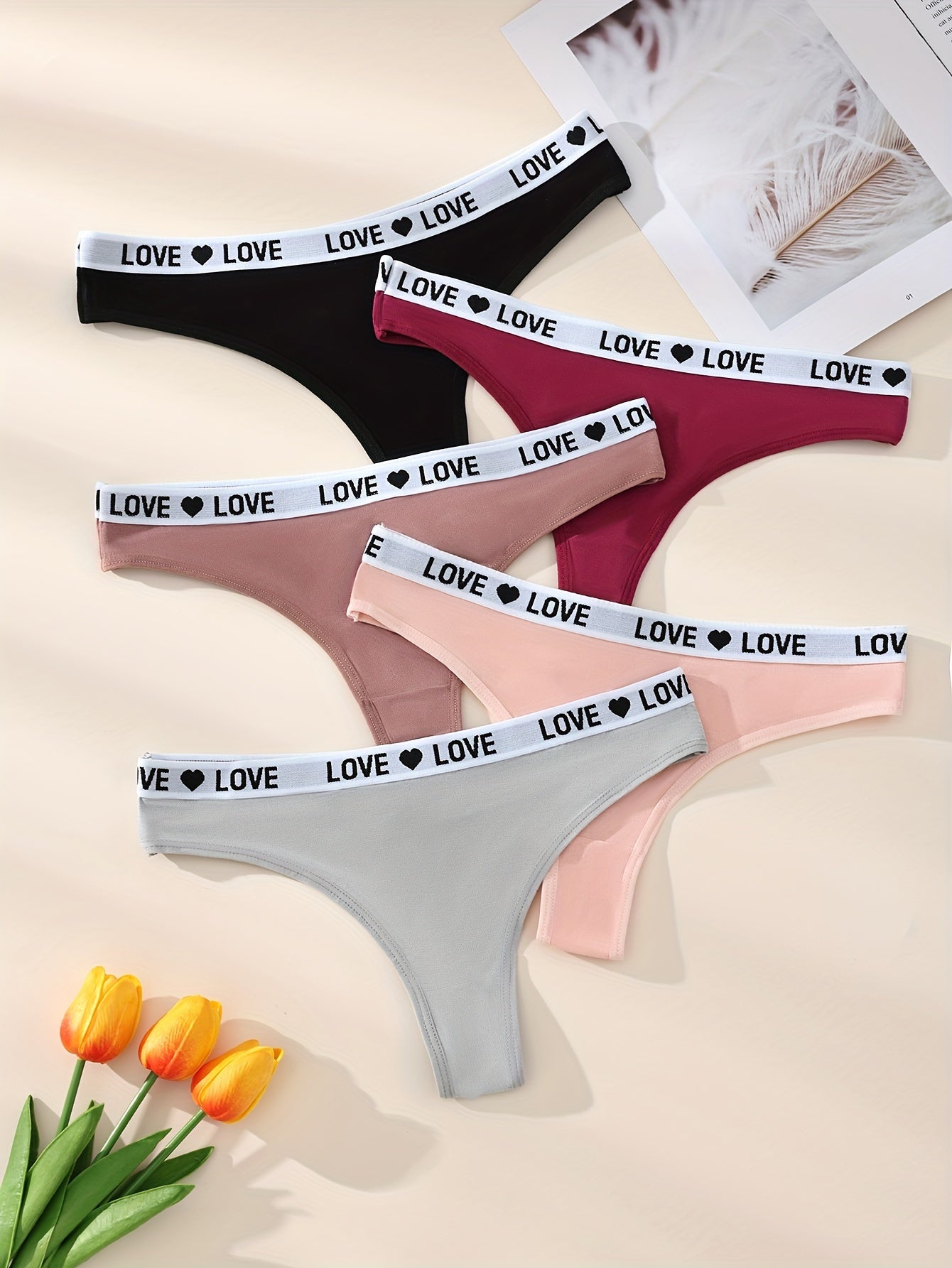 Sexy Comfy Seamless Thongs - 5-Pack - LuxyXO