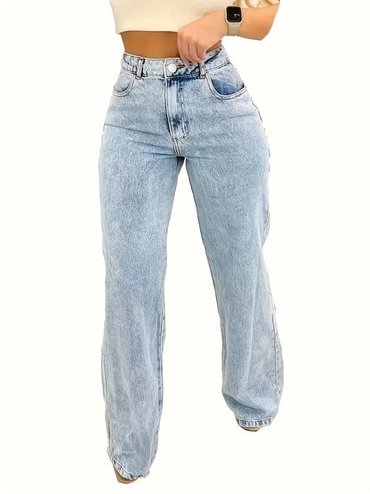 Ultra-Comfortable High-Waisted Stretchy Jeans for Women - LuxyXO