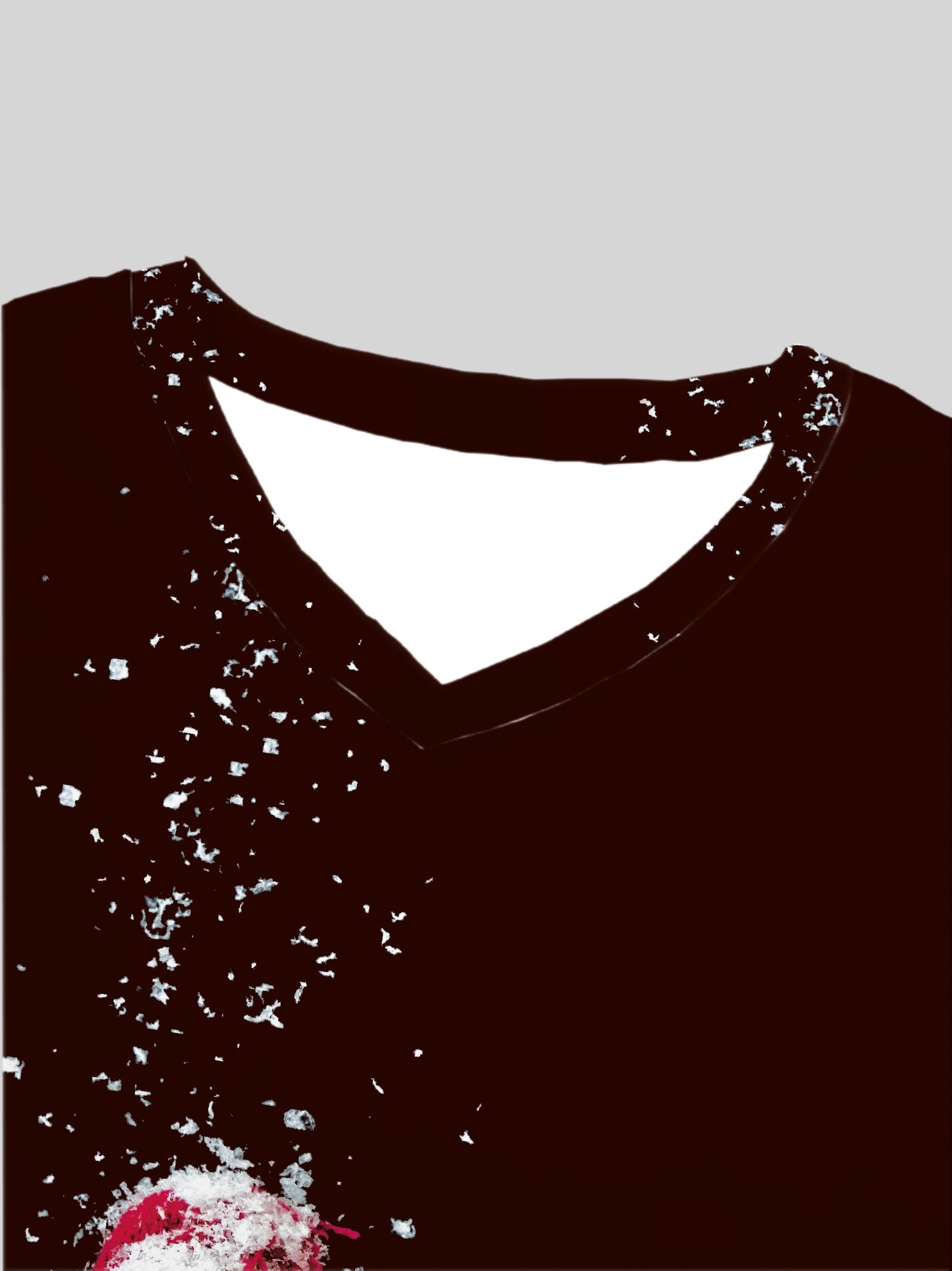 Blusa médica con estampado de muñeco de nieve navideño para enfermeras: linda camiseta de cuello en V para mujer, 95 % poliéster, 5 % elastano, tejido de punto para todas las estaciones con detalle de bloques de color