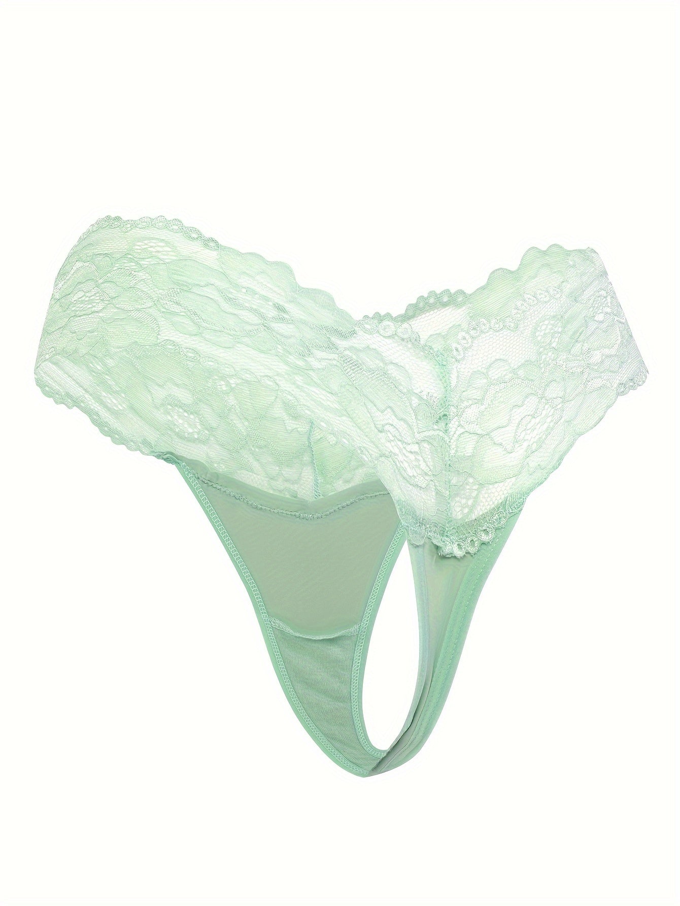 Sexy Lace Patchwork Thong - Comfortable & Breathable - LuxyXO