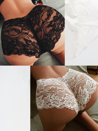 Sexy Lace Design Underwear - Black & White 5-Pack - LuxyXO