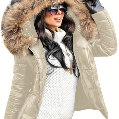 Slimming and Body-shaping Warm Jacket, Winter Outdoor Fashion Casual Hooded Jacket