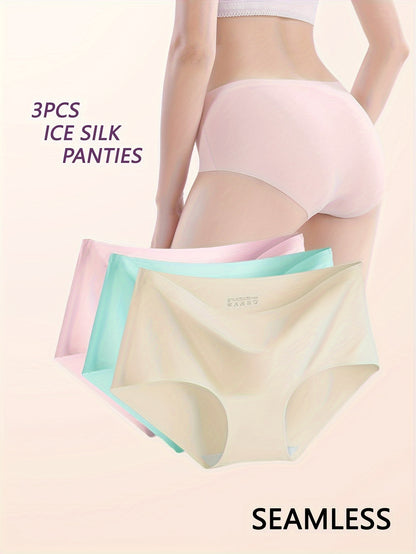 Comfy Chic Seamless Briefs - Ultra Soft & Silky 3pcs - LuxyXO