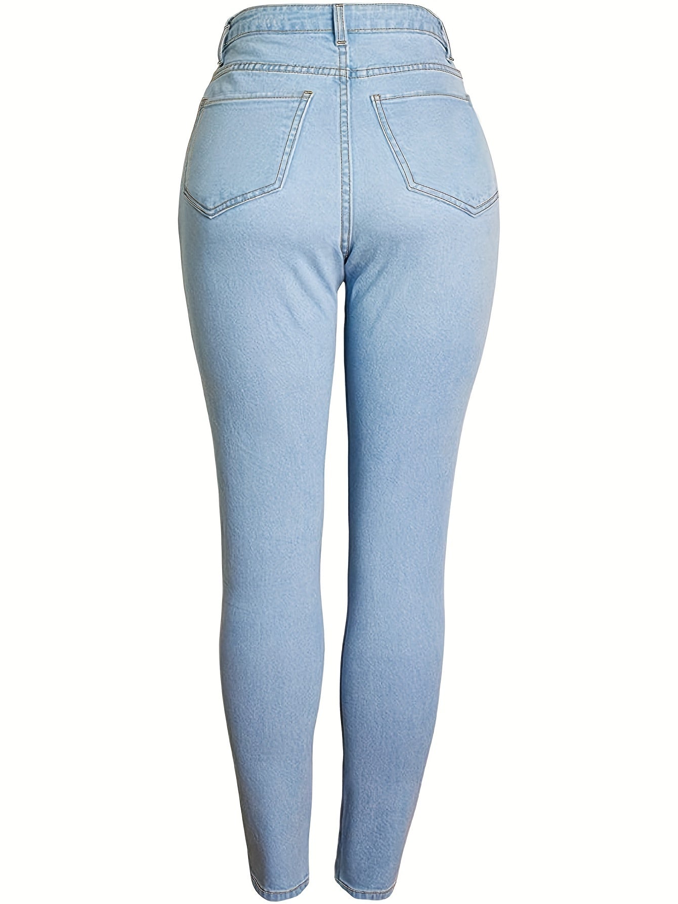 Chic Plus Size High-Rise Stretch Skinny Jeans