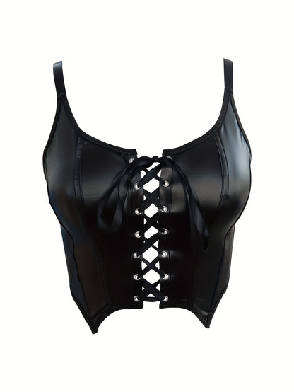 1 pieza de top moldeador estilo punk, lencería y accesorios de ropa interior para mujer