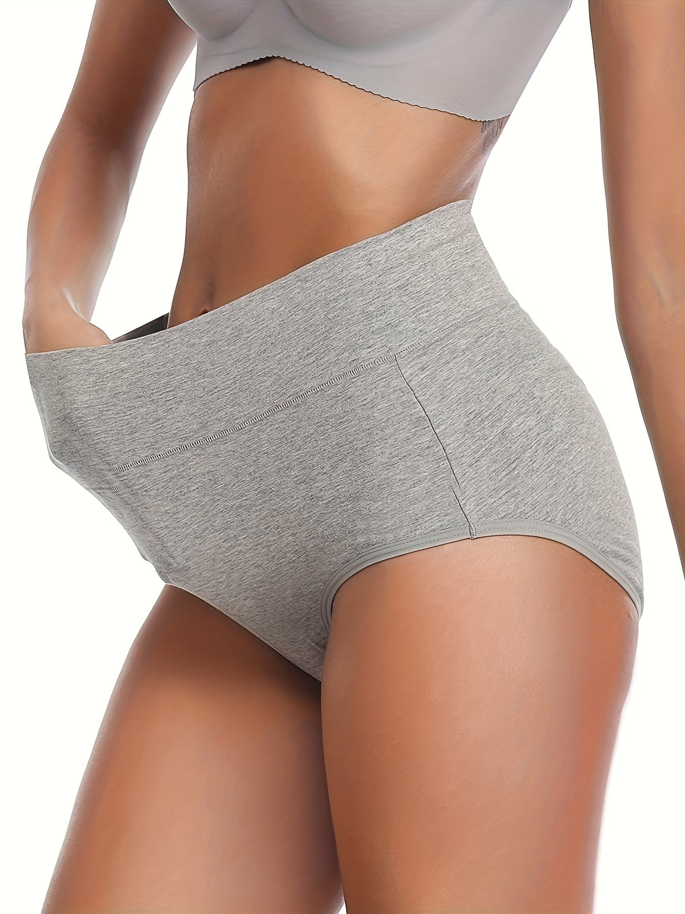 Ultra-Soft High Waist Briefs - Seamless Comfort - LuxyXO