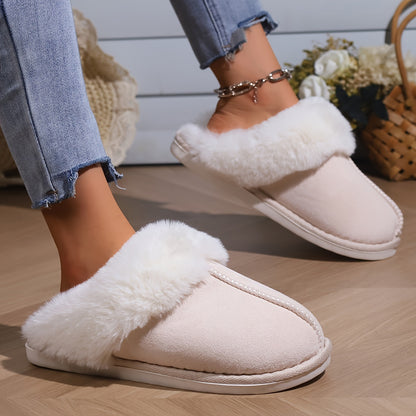 Fluffy Plush Winter Indoor Slippers | Anti-Slip & Warm - LuxyXO