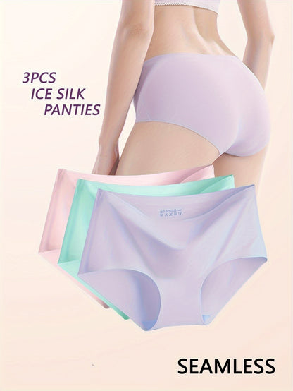 Comfy Chic Seamless Briefs - Ultra Soft & Silky 3pcs - LuxyXO