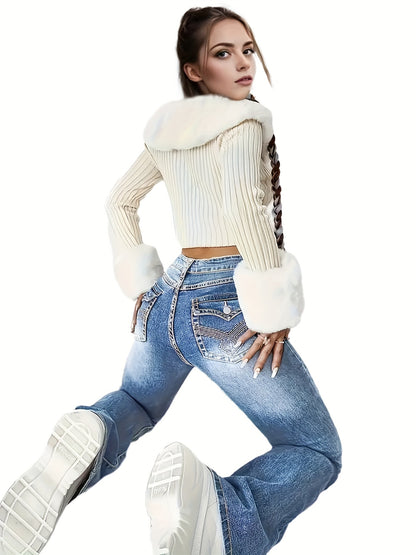 Plus Size Blue Jeans - Timeless Classic Denim