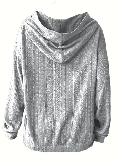 Women's Casual Hoodie - Warm Oversized Pullover - LuxyXO