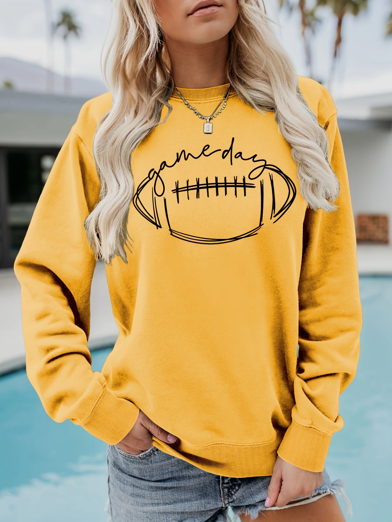 Womens Game Day Rugby Sweatshirt