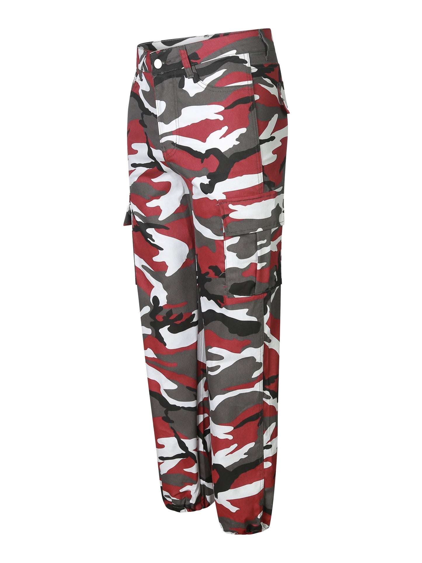 Loose Fit Y2K Camo Cargo Pants